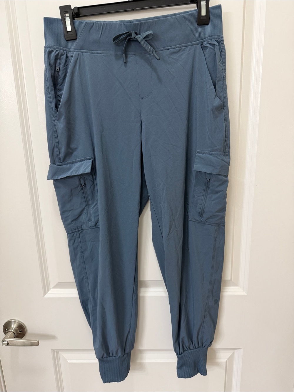 all in motion Blue Slate Cargo Jogger Pants with Drawstring